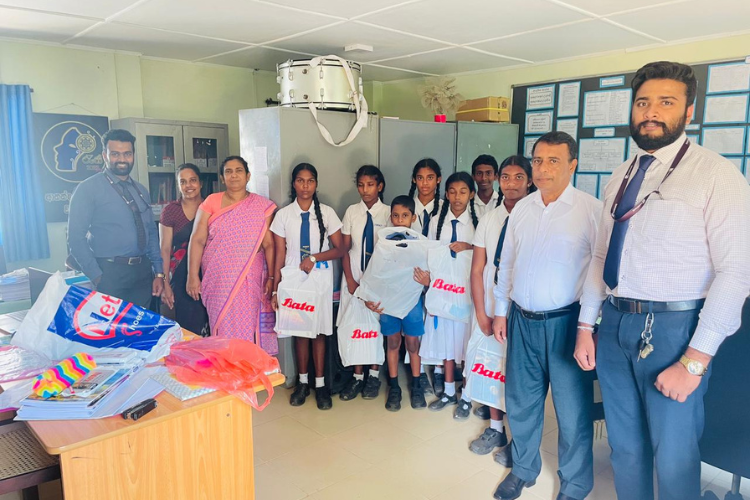 CDI empowers young minds at Wewala Ananda Samarakoon Maha Vidyalaya with essential school supplies.
